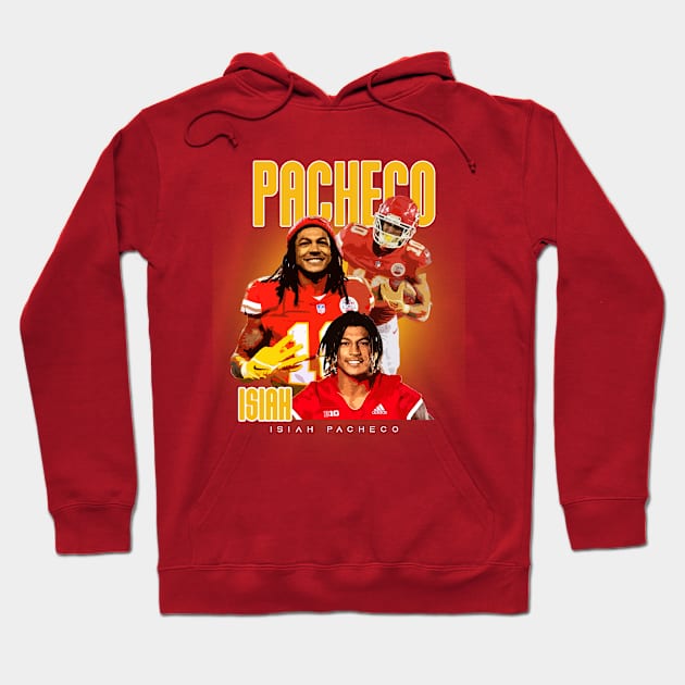 Isiah-Pacheco Hoodie by NelsonPR